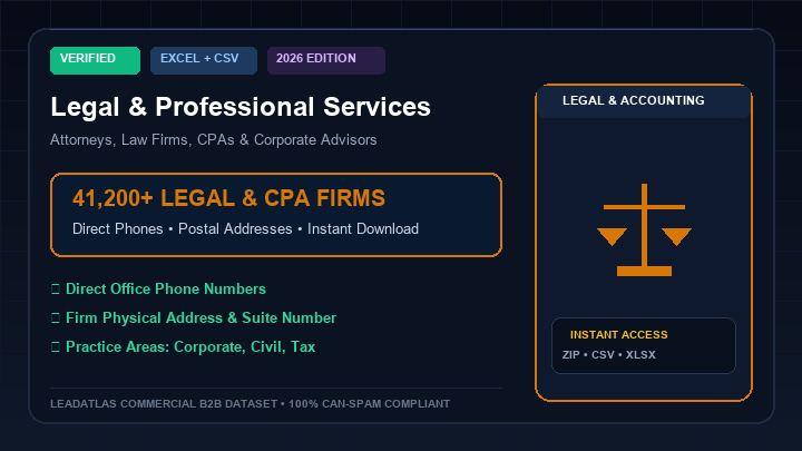 Legal & Professional Services