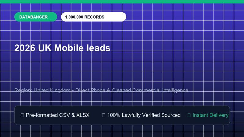 2026 UK Mobile leads