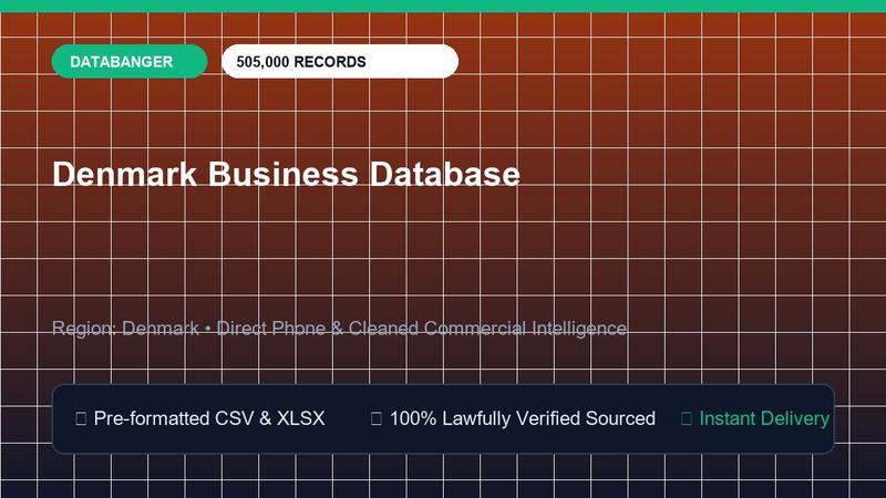 Denmark Business Database