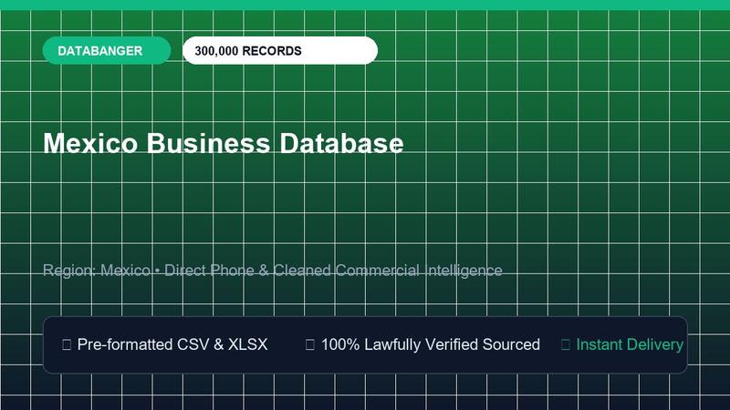 Mexico Business Database