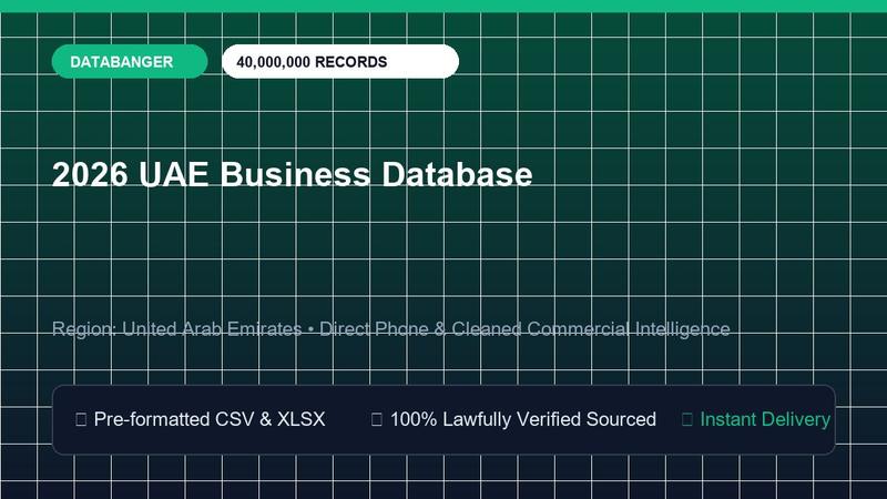 2026 UAE Business Database